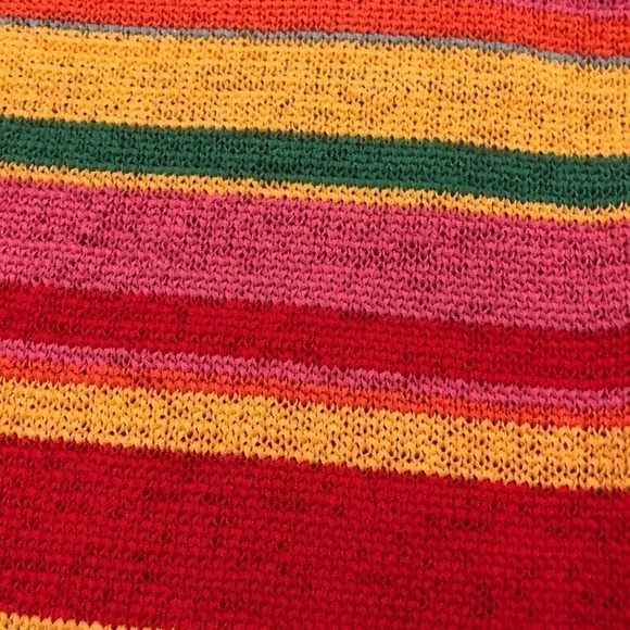 3/$25 🙌🏼 Segrets Vintage Knit Striped Tank Top Medium - Picture 4 of 6